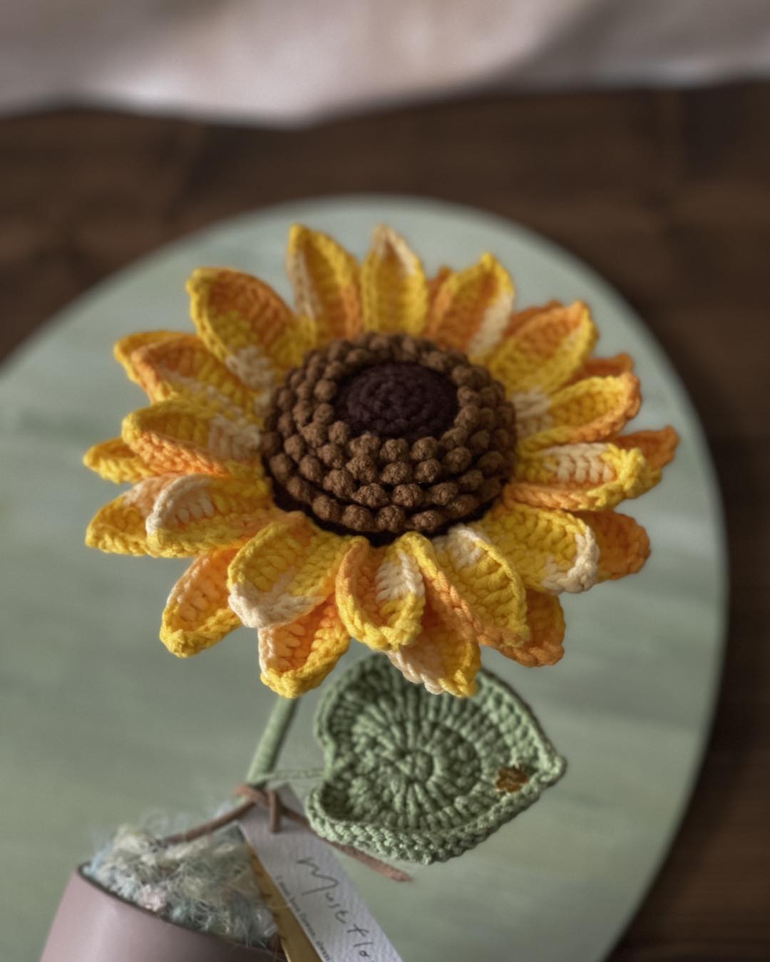 向日葵盆花 - 經典柔芯段染色 Sunflower - Soft Gradient