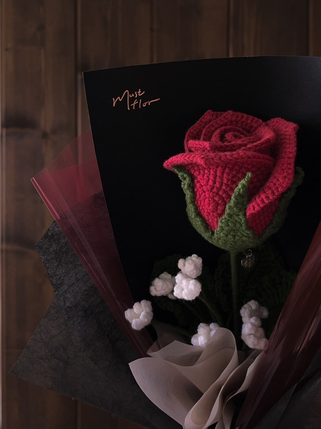 玫瑰與滿天星花束 Rose & Baby's Breath