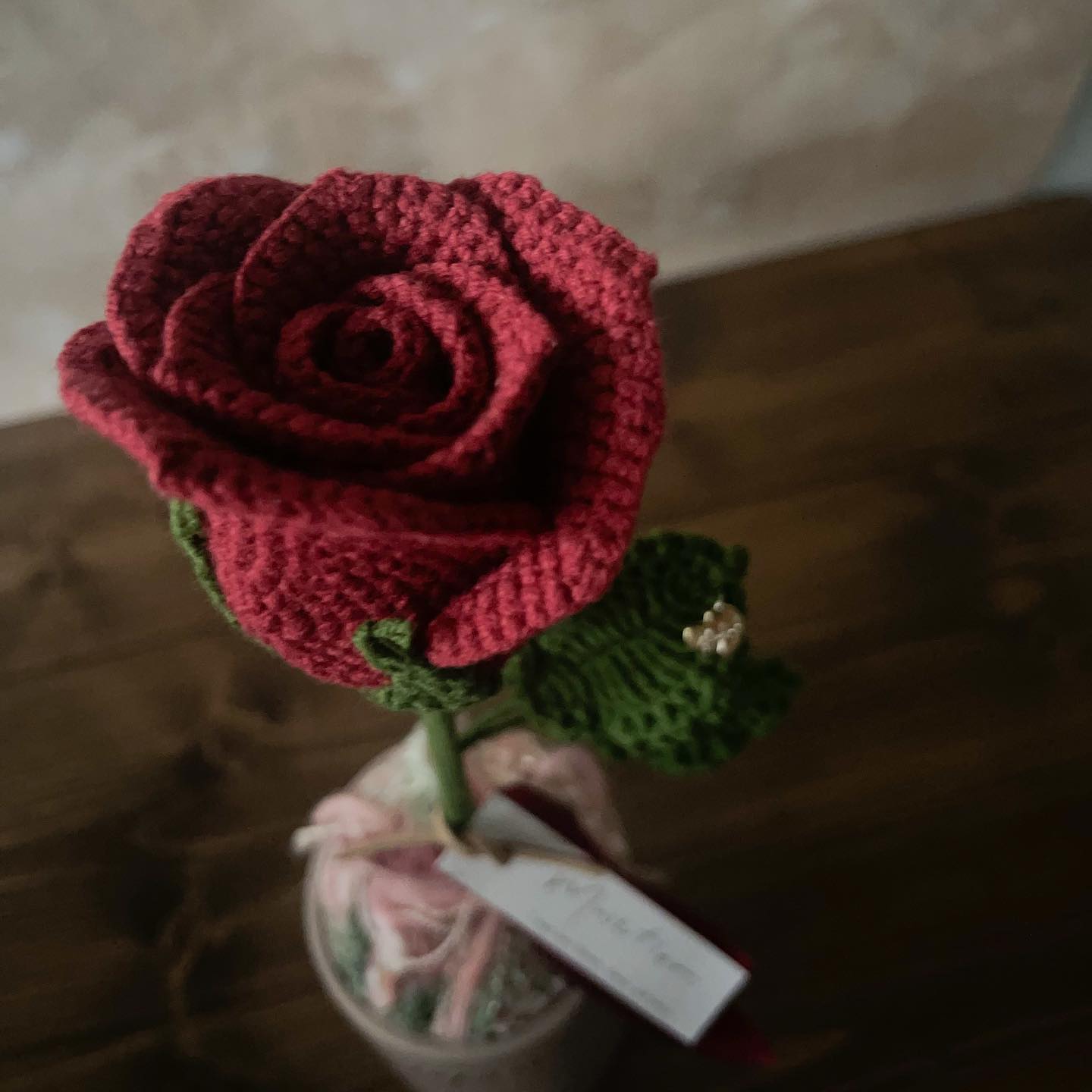 經典酒紅玫瑰盆花 Rose