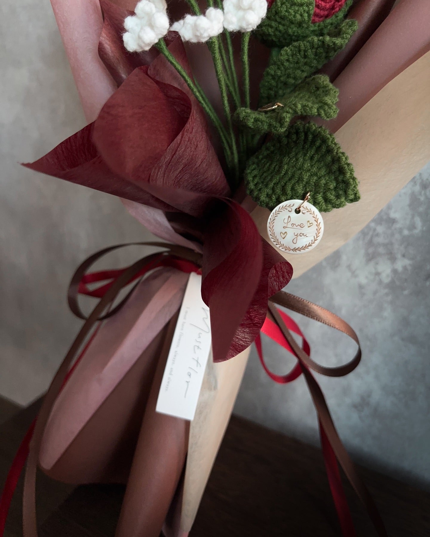 玫瑰與滿天星花束-情人節特別款(共三色) ⋆ Valentine’s Bouquet Collection