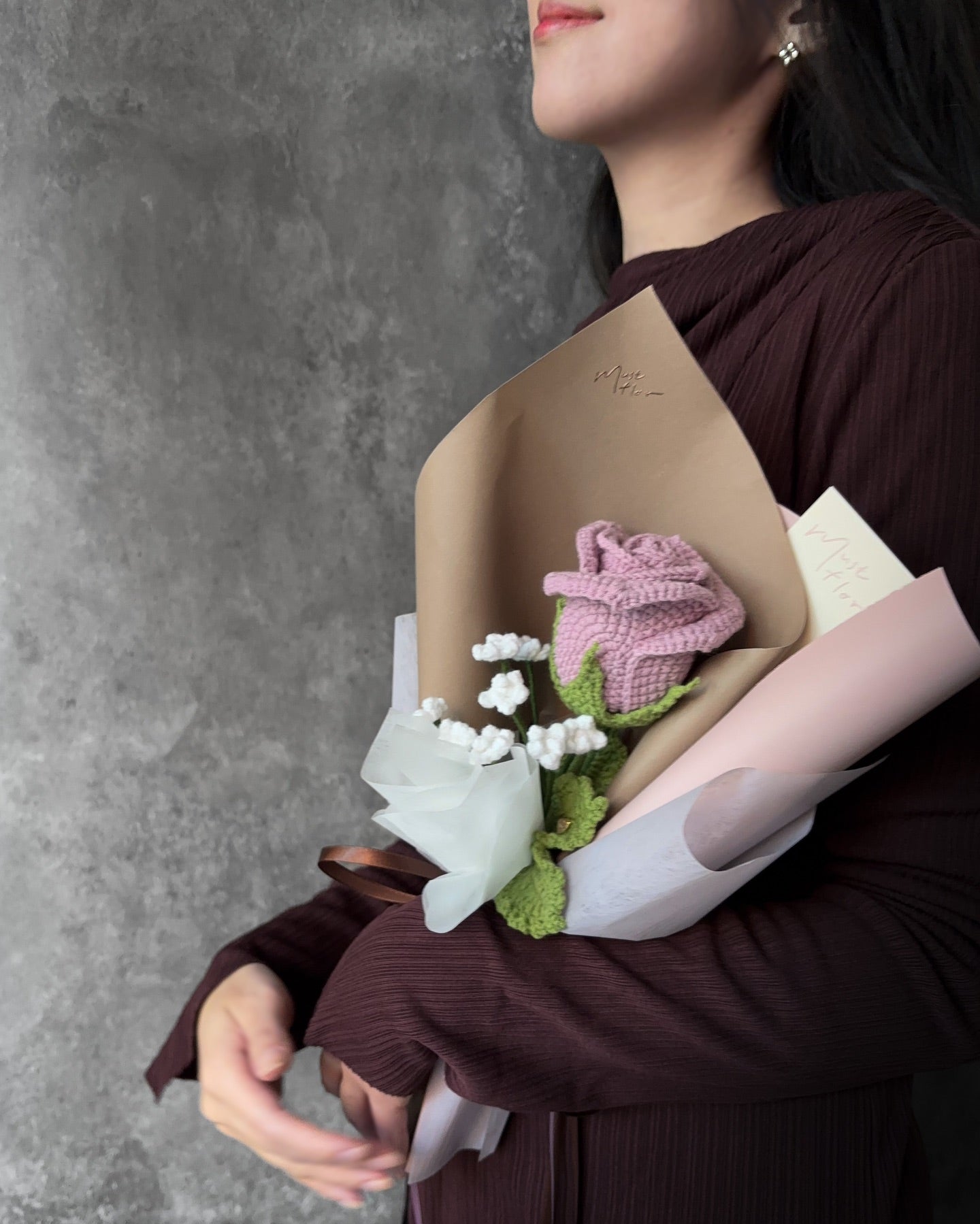玫瑰與滿天星花束-情人節特別款(共三色) ⋆ Valentine’s Bouquet Collection
