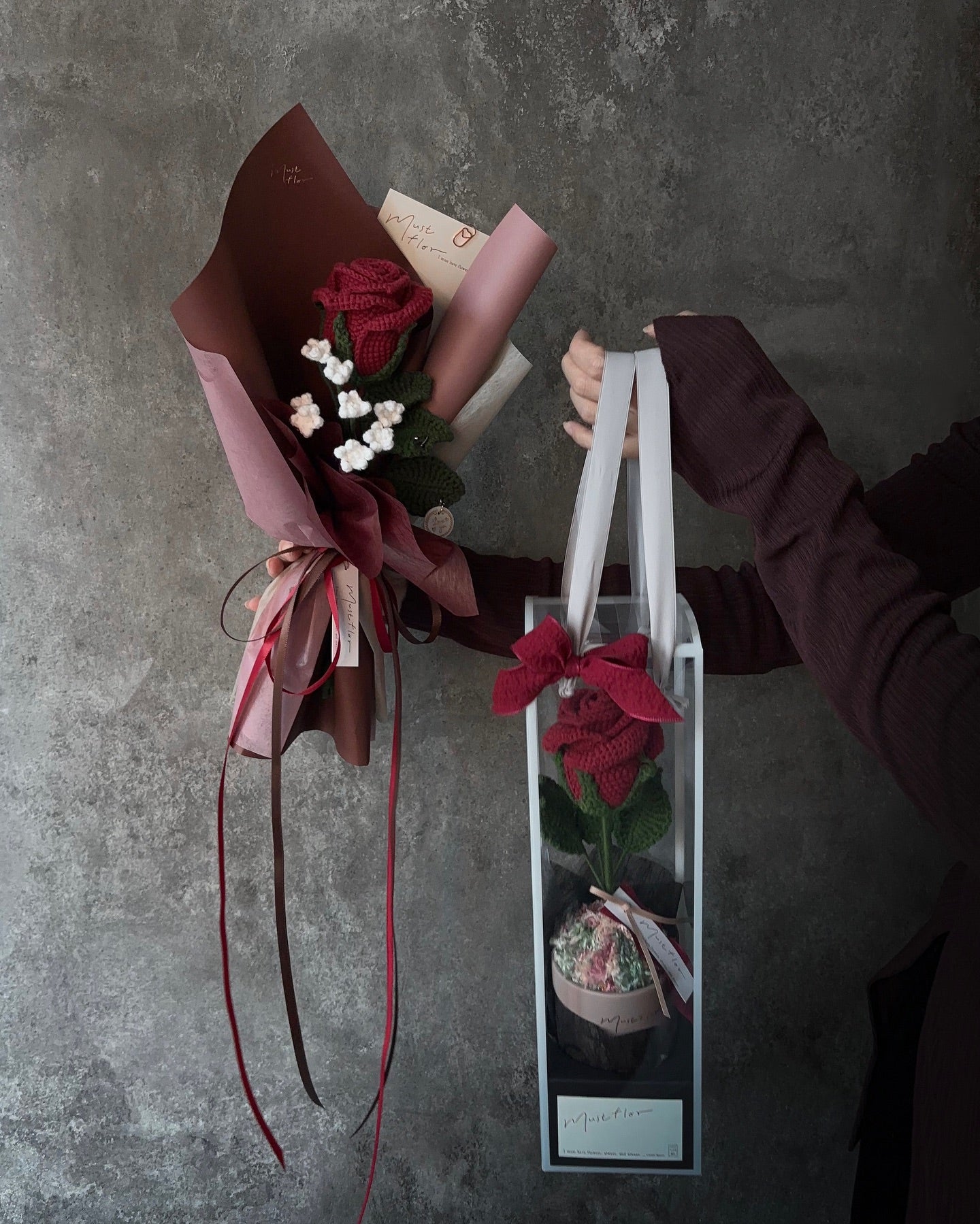 玫瑰與滿天星花束-情人節特別款(共三色) ⋆ Valentine’s Bouquet Collection