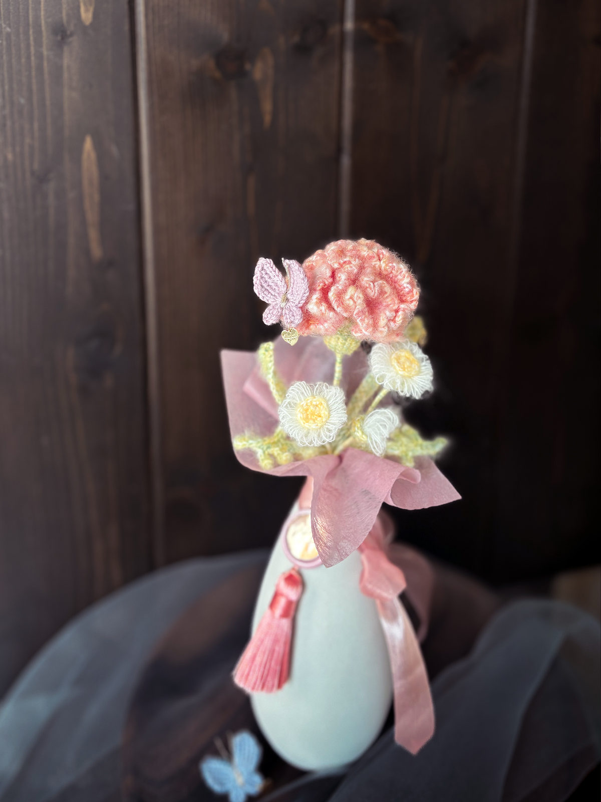 瓶中花景系列｜柔霧花影康乃馨- 朝霞粉｜Morning Blush