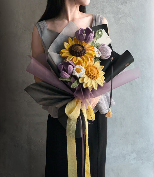 Mustflor畢業季特別款花束 - 向日繁花 ｜Sunlit Bloom Bouquet
