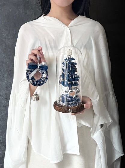 Mustflor聖誕限定 - 混色毛線鈴鐺小花圈 (新增2025新色)