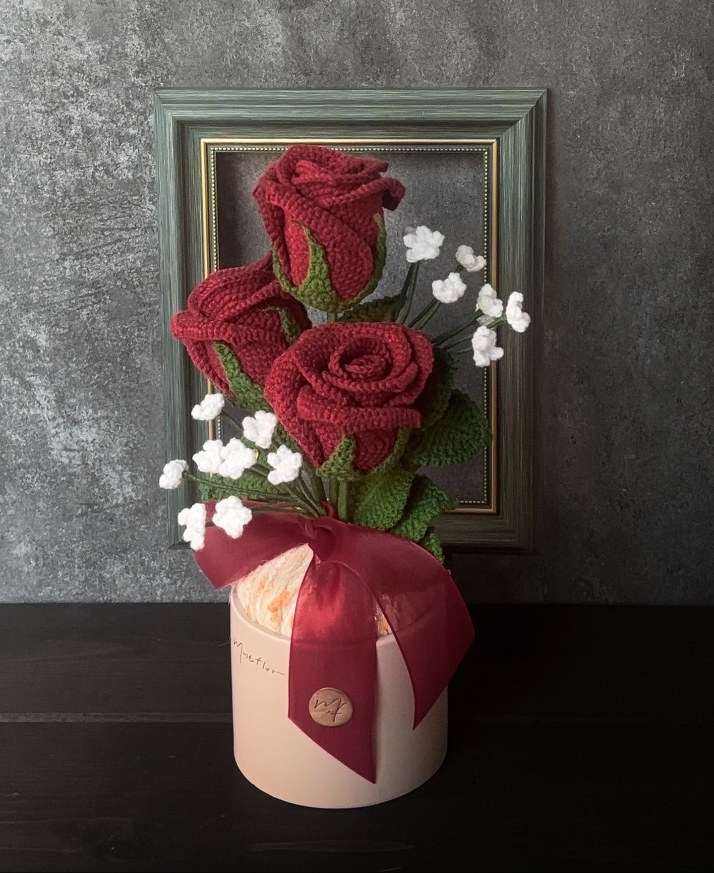 Mustflor繁花禮盒-酒紅玫瑰 Rose