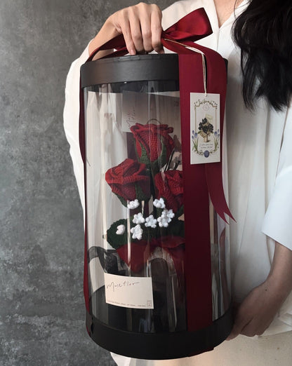 Mustflor繁花禮盒-酒紅玫瑰 Rose